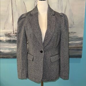 A New Day Black Tweed Blazer, Sz 4